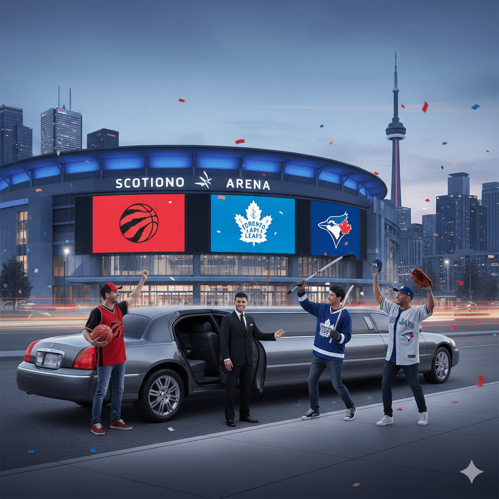 Toronto Sporting Events Limo Service: Raptors, Leafs & Blue Jays Game Day&nbsp;Transportation