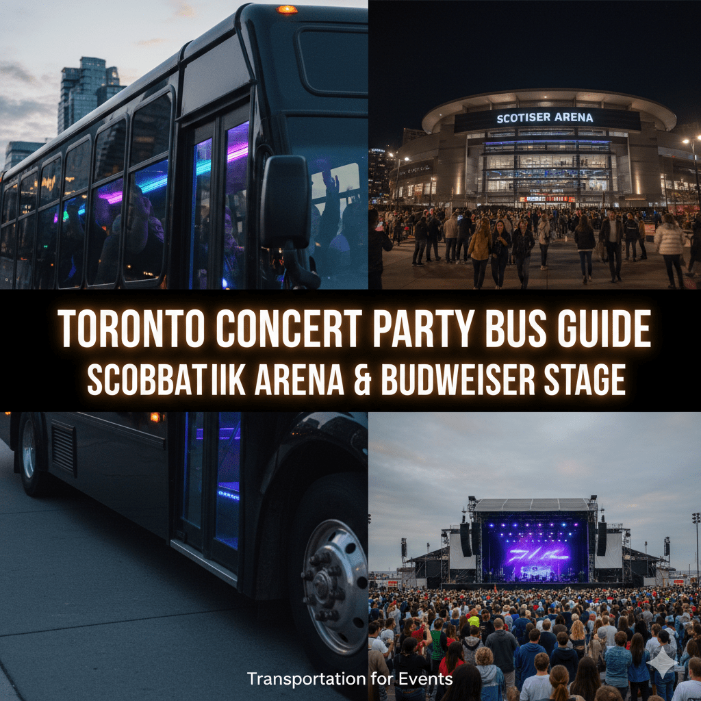 Toronto Concert Party Bus Guide: Transportation for Scotiabank Arena & Budweiser Stage&nbsp;Events