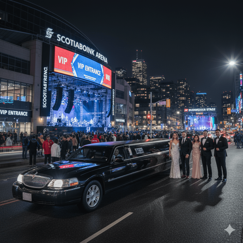 Concert Limo Service Toronto: Scotiabank Arena & Budweiser Stage VIP Transportation&nbsp;Guide
