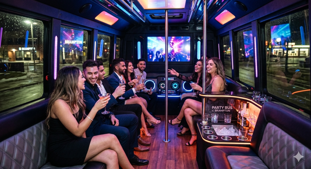What’s Included in a Party Bus Brampton Rental: Features&nbsp;Explained
